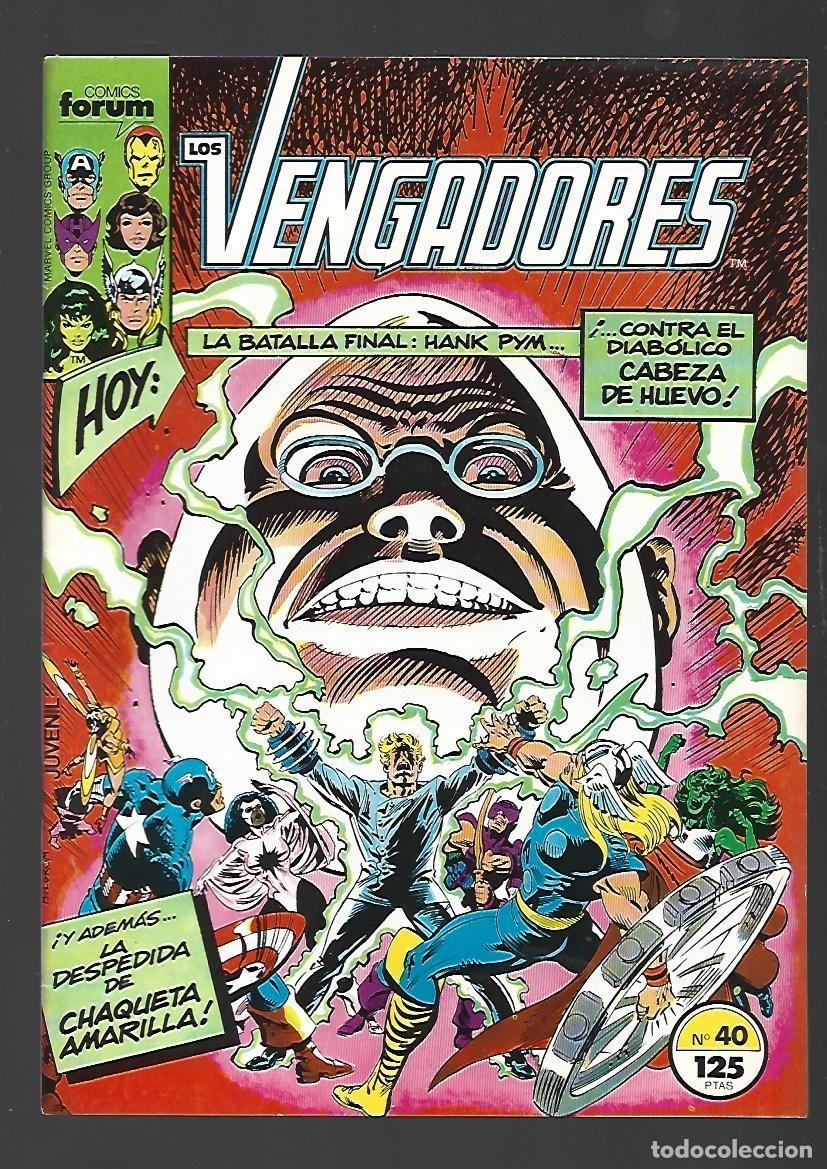 C&oacute;mics: Los Vengadores, 40, 1986, Forum, muy buen estado