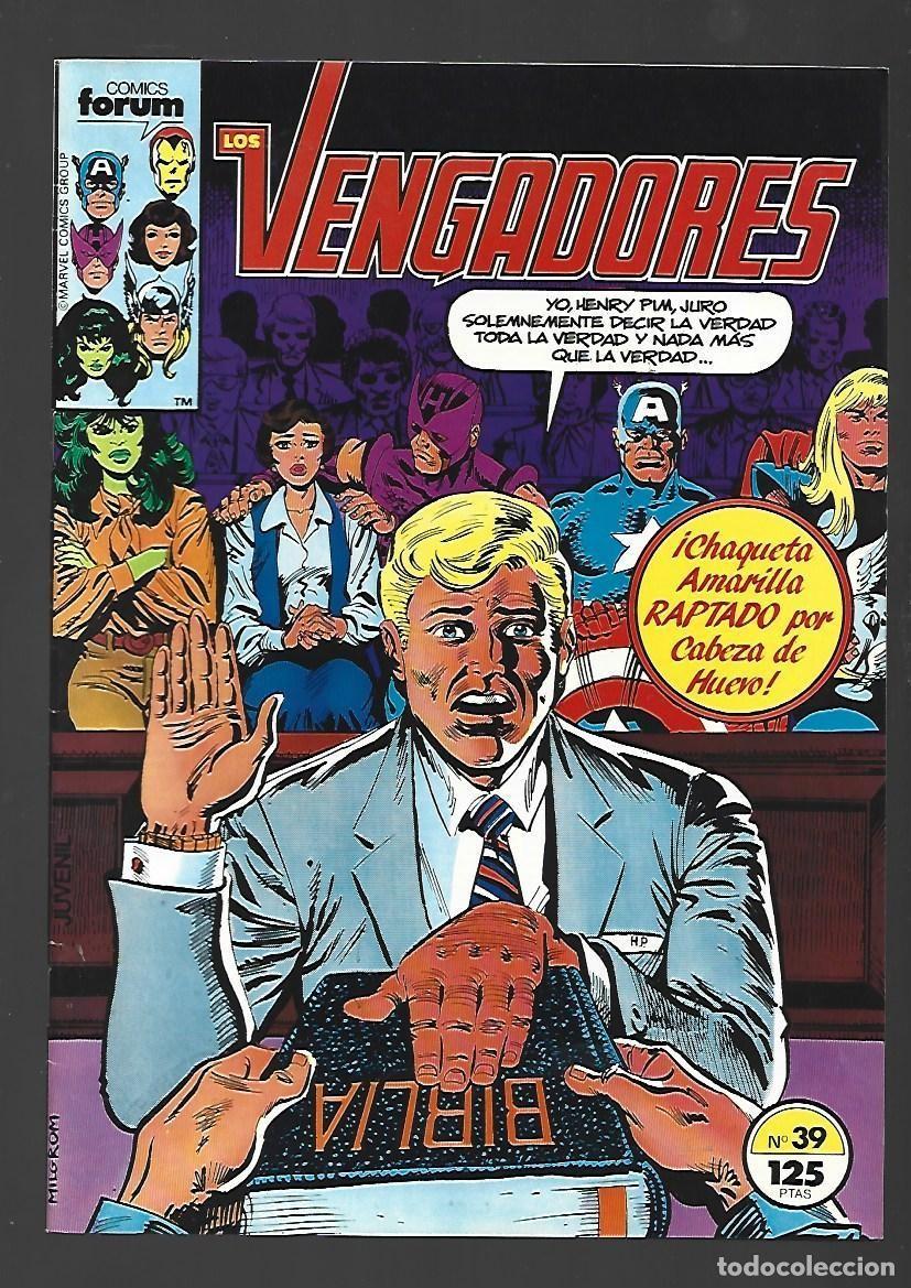 C&oacute;mics: Los Vengadores, 39, 1986, Forum, muy buen estado