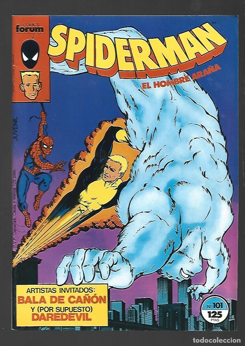 C&oacute;mics: Spiderman, 101, 1986, Forum, muy buen estado