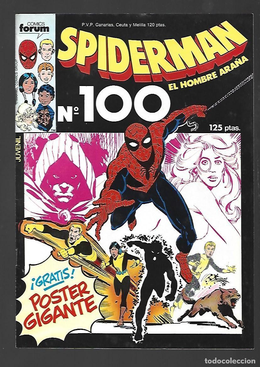 C&oacute;mics: Spiderman, 100, 1986, Forum, muy buen estado