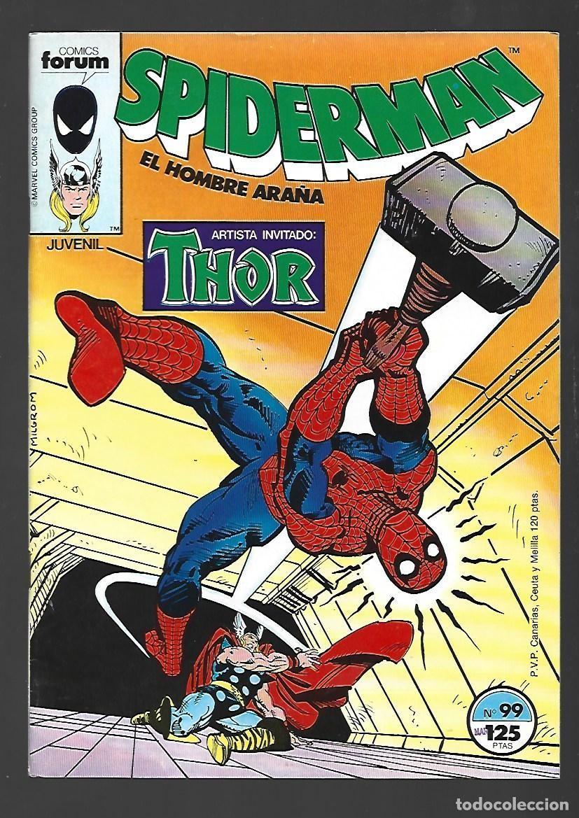 C&oacute;mics: Spiderman, 99, 1986, Forum, muy buen estado