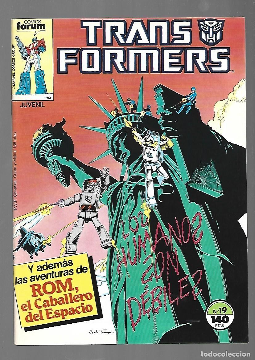 C&oacute;mics: Transformers, 19, 1987, Forum, muy buen estado