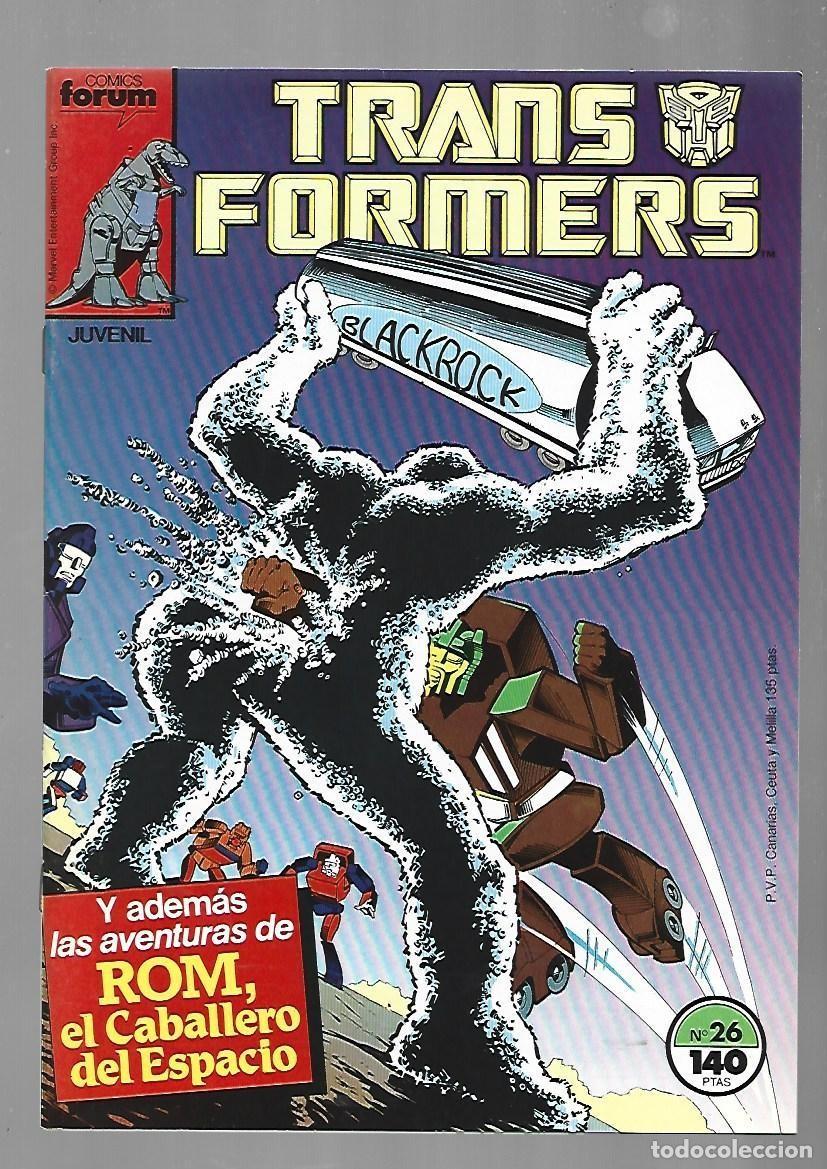 C&oacute;mics: Transformers, 26, 1987, Forum, muy buen estado
