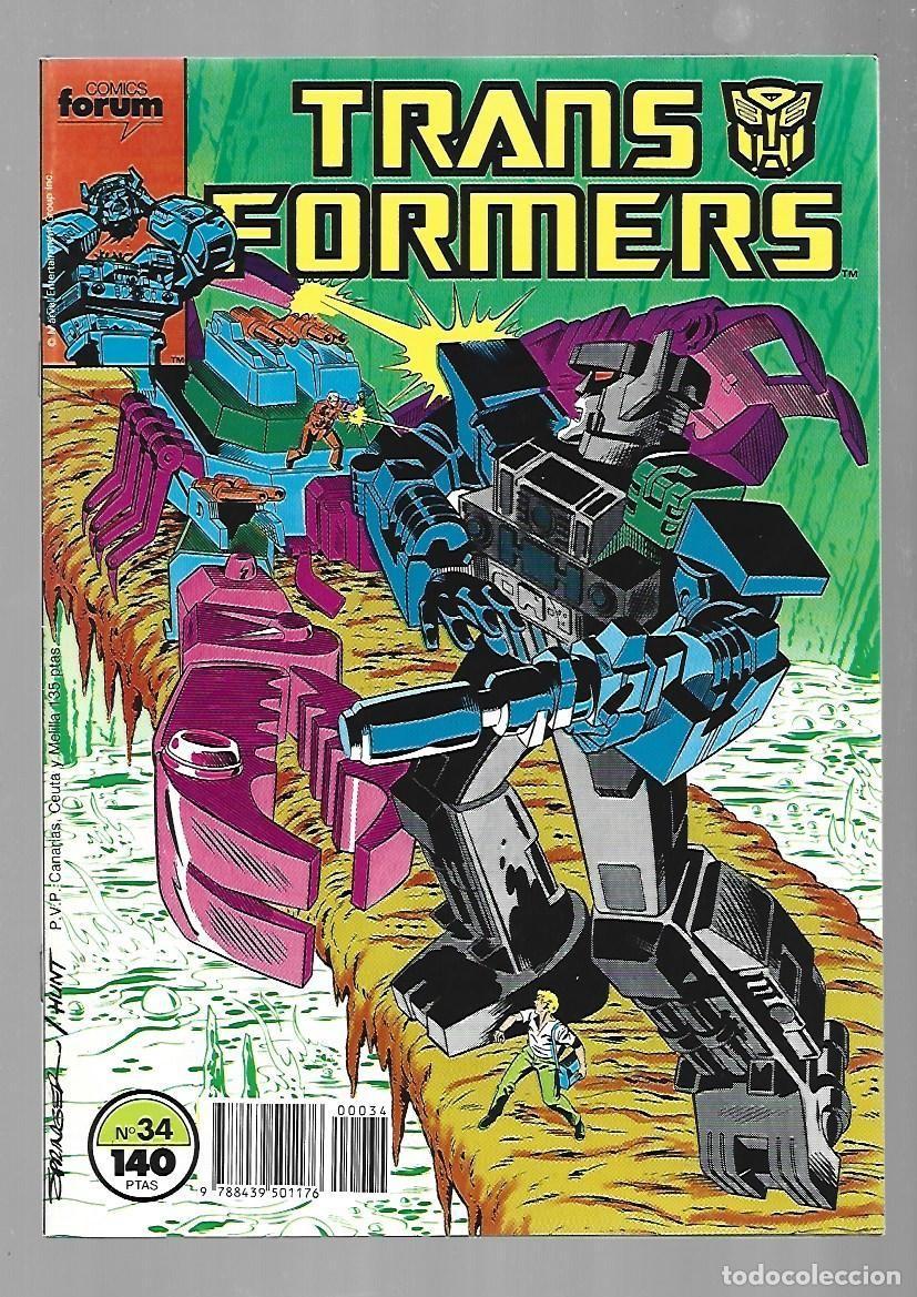 C&oacute;mics: Transformers, 34, 1988, Forum, muy buen estado.