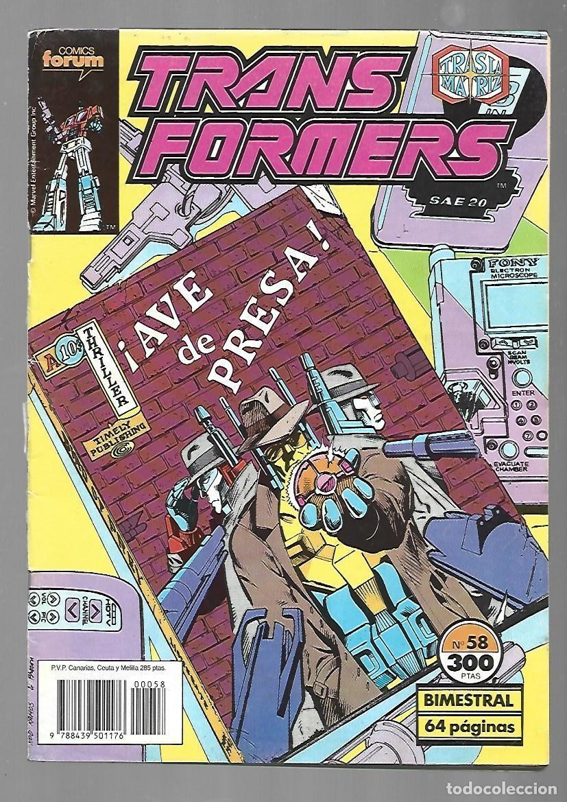 C&oacute;mics: Transformers, 58, 1990, Forum, muy buen estado. - Foto 1