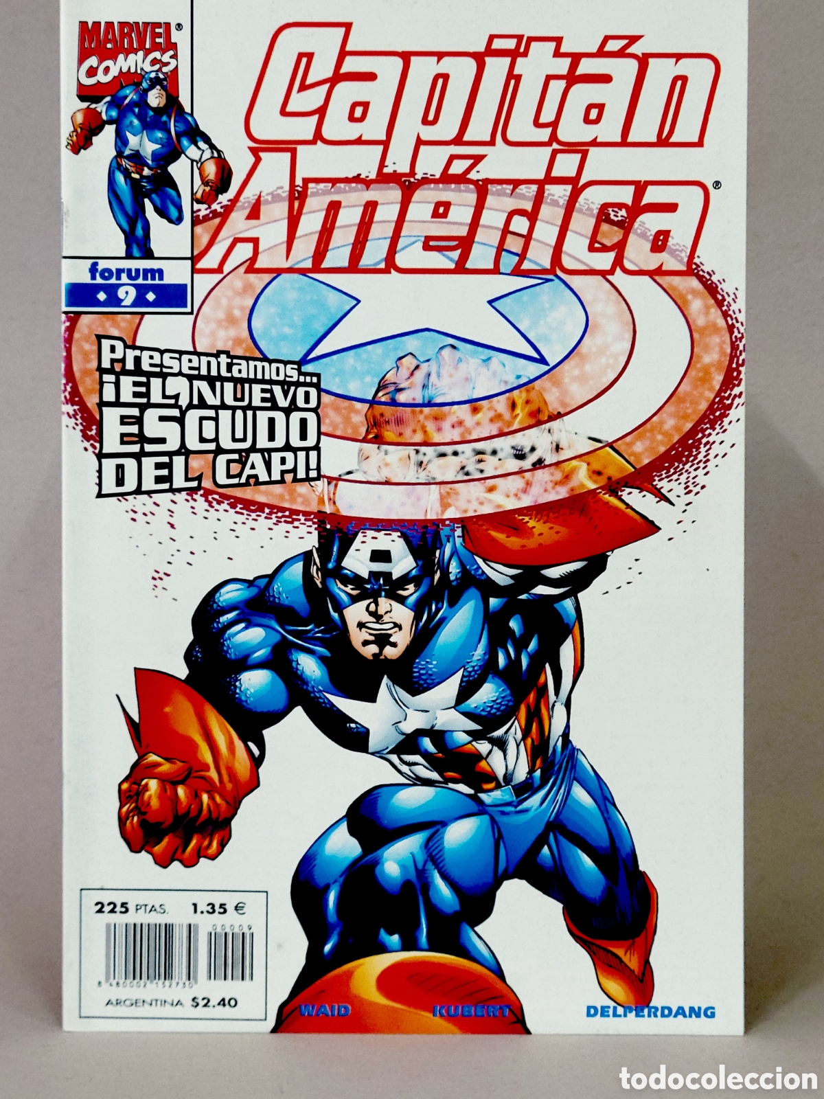 C&oacute;mics: C&Oacute;MIC CAPITAN AM&Eacute;RICA 9 VOL.4 FORUM MARVEL GRAPA VOLUMEN DE KIOSCO - Foto 1