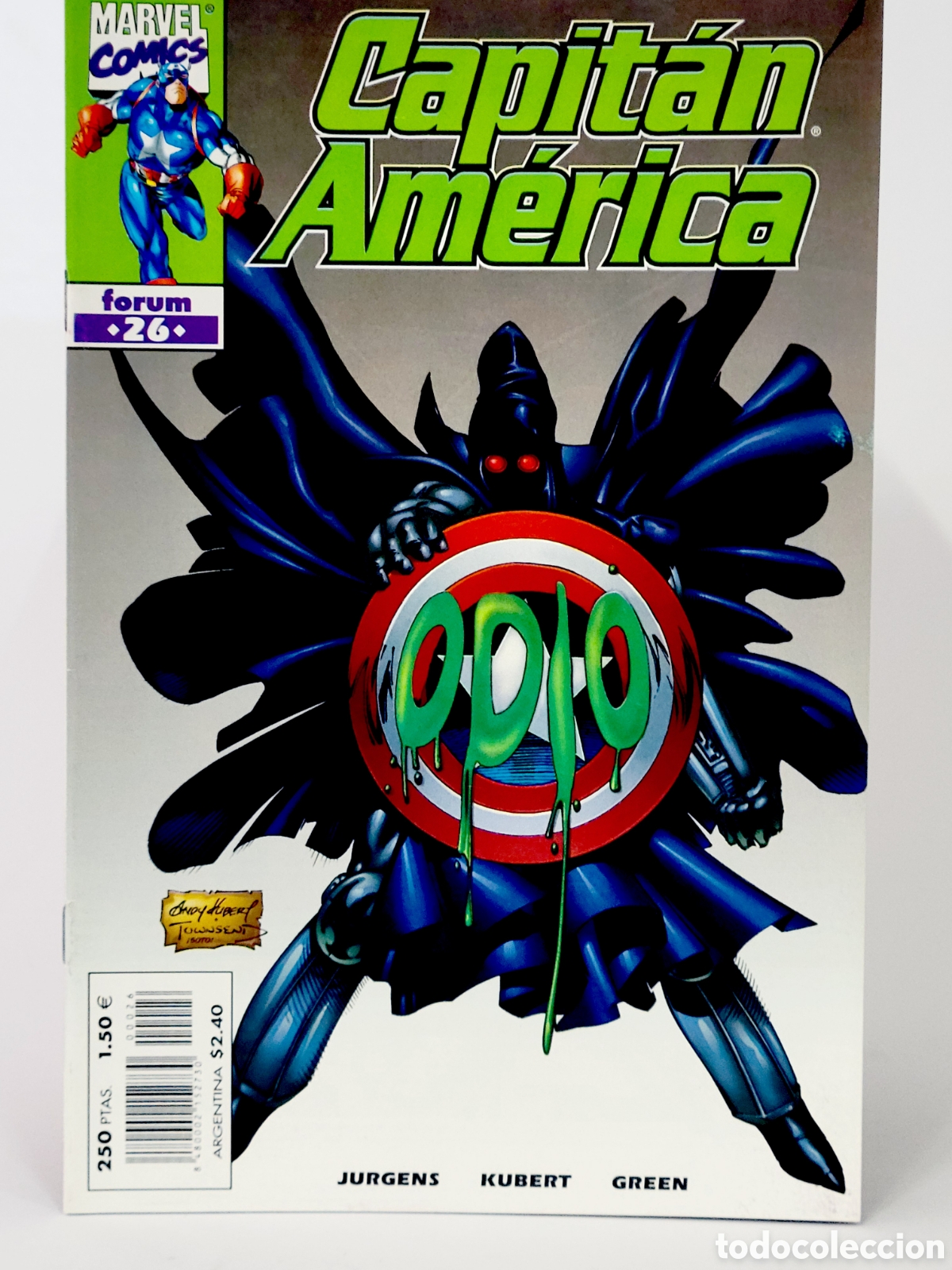 C&oacute;mics: C&Oacute;MIC CAPITAN AM&Eacute;RICA 26 VOL.4 FORUM MARVEL GRAPA VOLUMEN DE KIOSCO - Foto 1