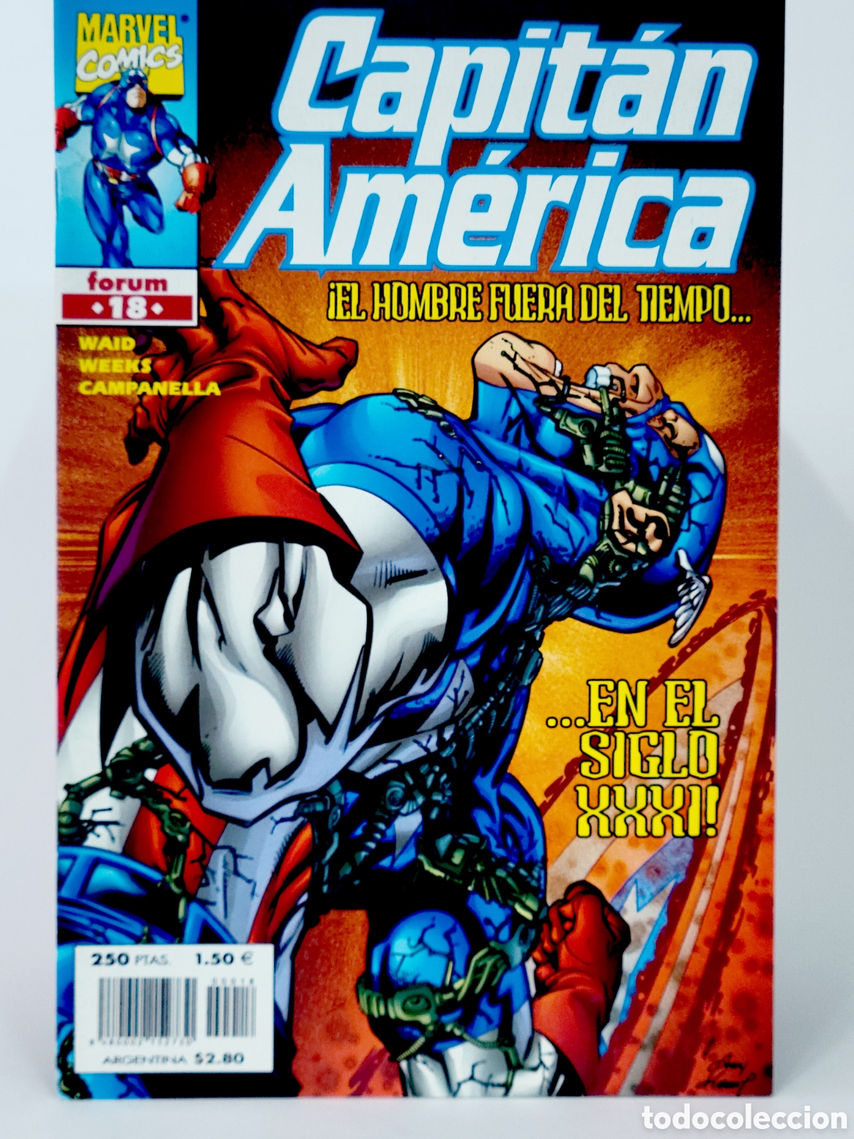 C&oacute;mics: C&Oacute;MIC CAPITAN AM&Eacute;RICA 9 VOL.4 FORUM MARVEL GRAPA VOLUMEN DE KIOSCO - Foto 1