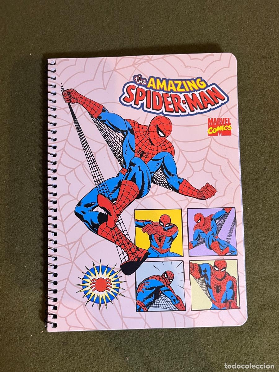 C&oacute;mics: Cuaderno Espiral The Amazing Spider-Man Marvel 2005 &ndash; Artesan&iacute;a Cerd&aacute; &ndash; Nuevo Sin Uso &ndash; 80 Hojas