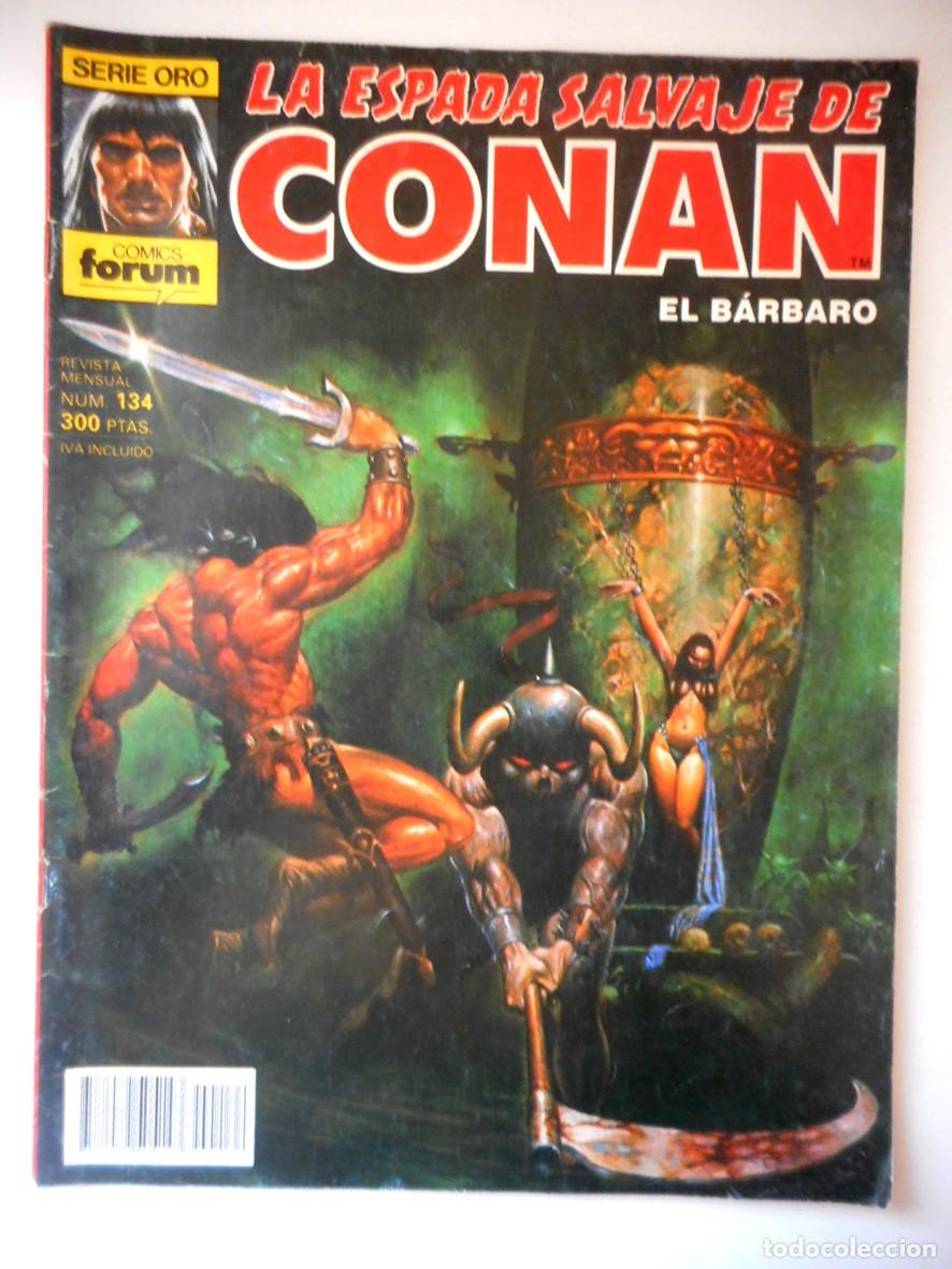 C&oacute;mics: LA ESPADA SALVAJE DE CONAN N&ordm;134 (FORUM-ABRIL 1993)