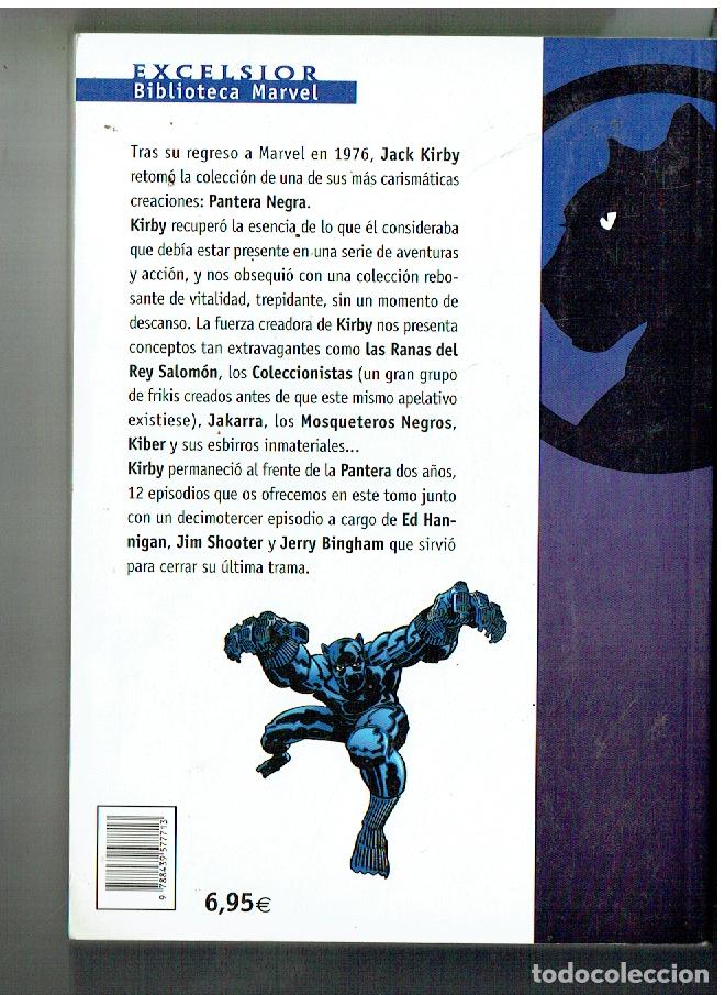 C&oacute;mics: MARVEL COMICS. EXCELSIOR. BIBLIOTECA MARVEL. PANTERA NEGRA. JACK KIRBY. FORUM. (B/55.1 RUM) - Foto 2