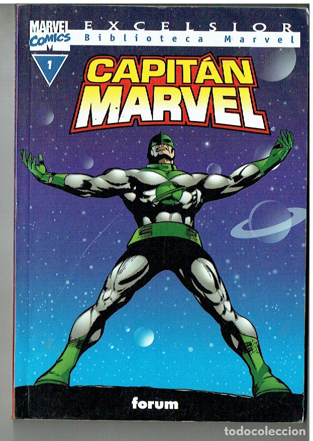 C&oacute;mics: MARVEL COMICS. EXCELSIOR. CAPITAN MARVEL. N&ordm; 1. FORUM. (B/56.1 RUM)