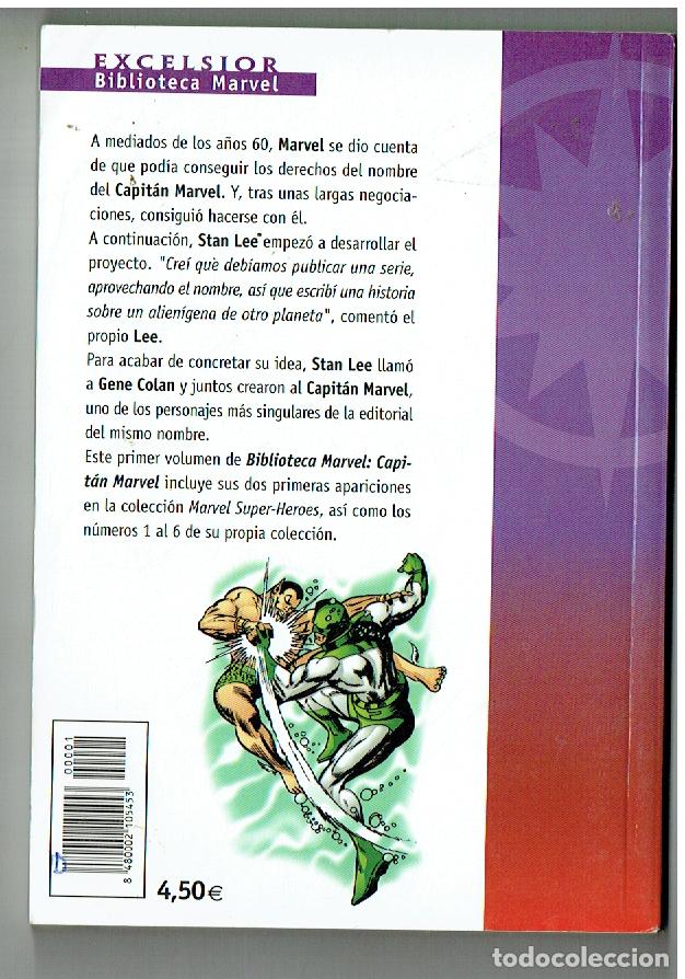 C&oacute;mics: MARVEL COMICS. EXCELSIOR. CAPITAN MARVEL. N&ordm; 1. FORUM. (B/55.1 RUM) - Foto 2