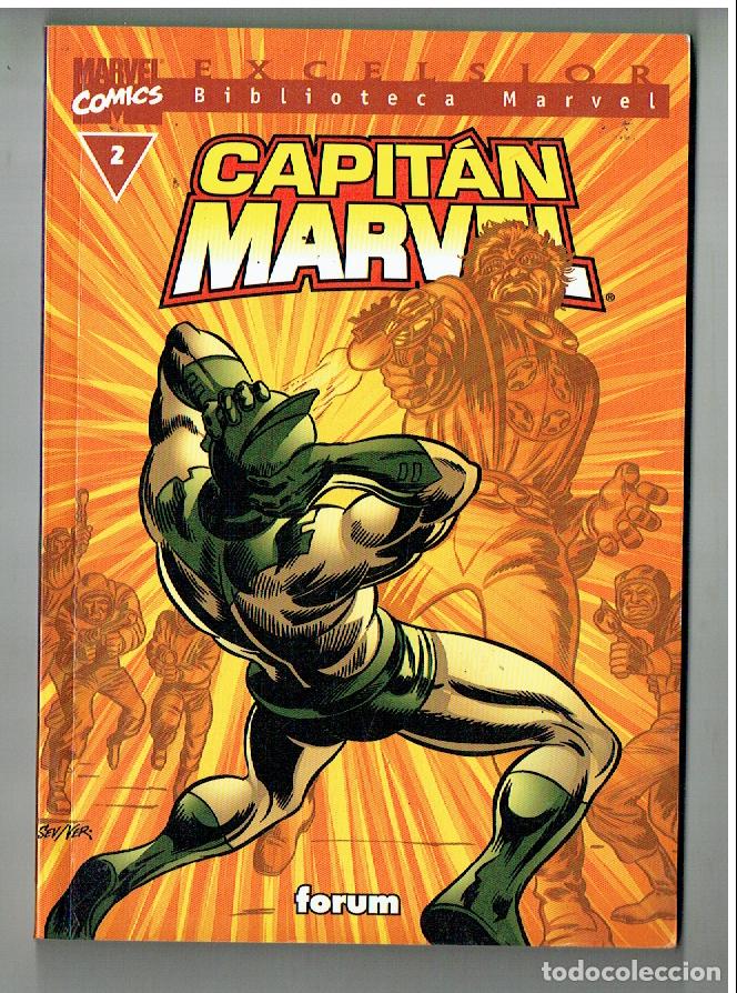 C&oacute;mics: MARVEL COMICS. EXCELSIOR. CAPITAN MARVEL. N&ordm; 2. FORUM. (B/56.1 RUM)