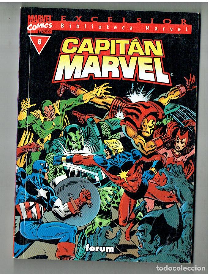 C&oacute;mics: MARVEL COMICS. EXCELSIOR. CAPITAN MARVEL. N&ordm; 8. FORUM. (B/56.1 RUM)