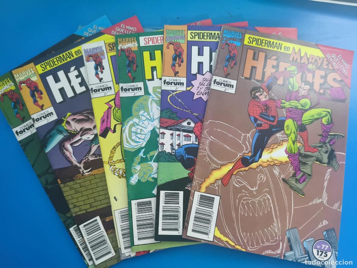 C&oacute;mics: Marvel H&eacute;roes Forum n&ordm; 72 73 74 75 76 y 77 - Spiderman El ni&ntilde;o que llevas dentro