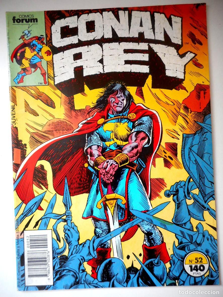 C&oacute;mics: CONAN REY N&ordm;52 AL RESCATE DEL PR&Iacute;NCIPE CONN (FORUM-DICIEMBRE 1988)
