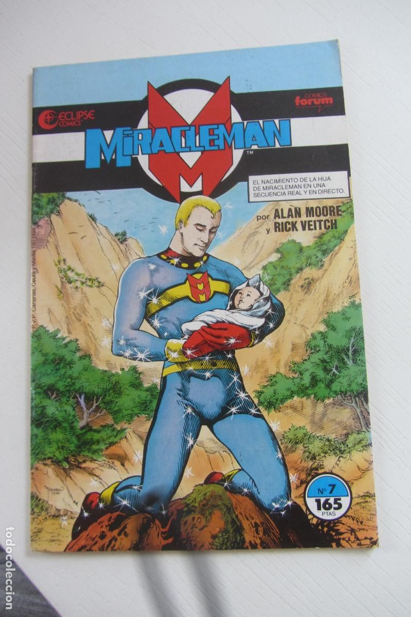 C&oacute;mics: MIRACLEMAN N&ordm; 7 DE ALAN MOORE ECLIPSE COMICS FORUM ARX63