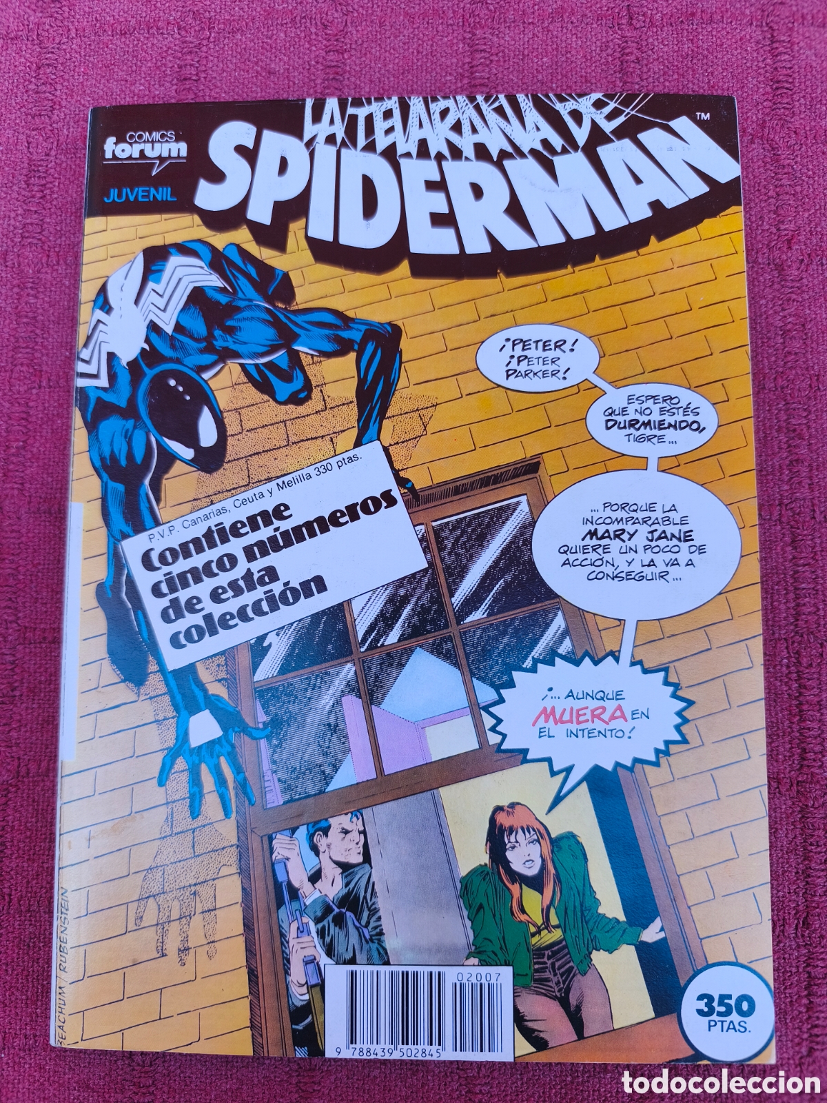 C&oacute;mics: LA TELARA&Ntilde;A DE SPIDERMAN COMIC RETAPADO CON LOS NUMEROS 111,112,113,114,115.COMICS FORUM BUEN ESTADO