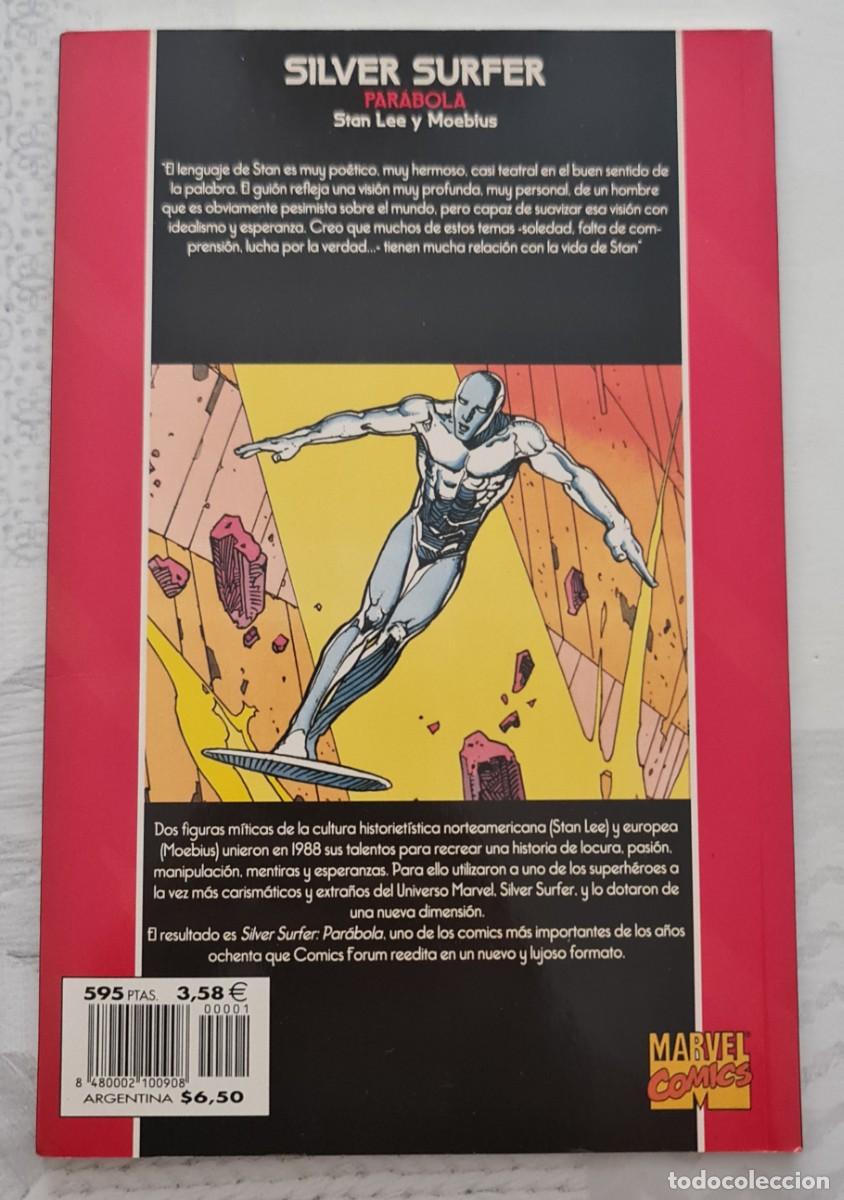 C&oacute;mics: SILVER SURFER. PARABOLA de Stan Lee y Moebius. Comics Forum 1999 - Foto 2