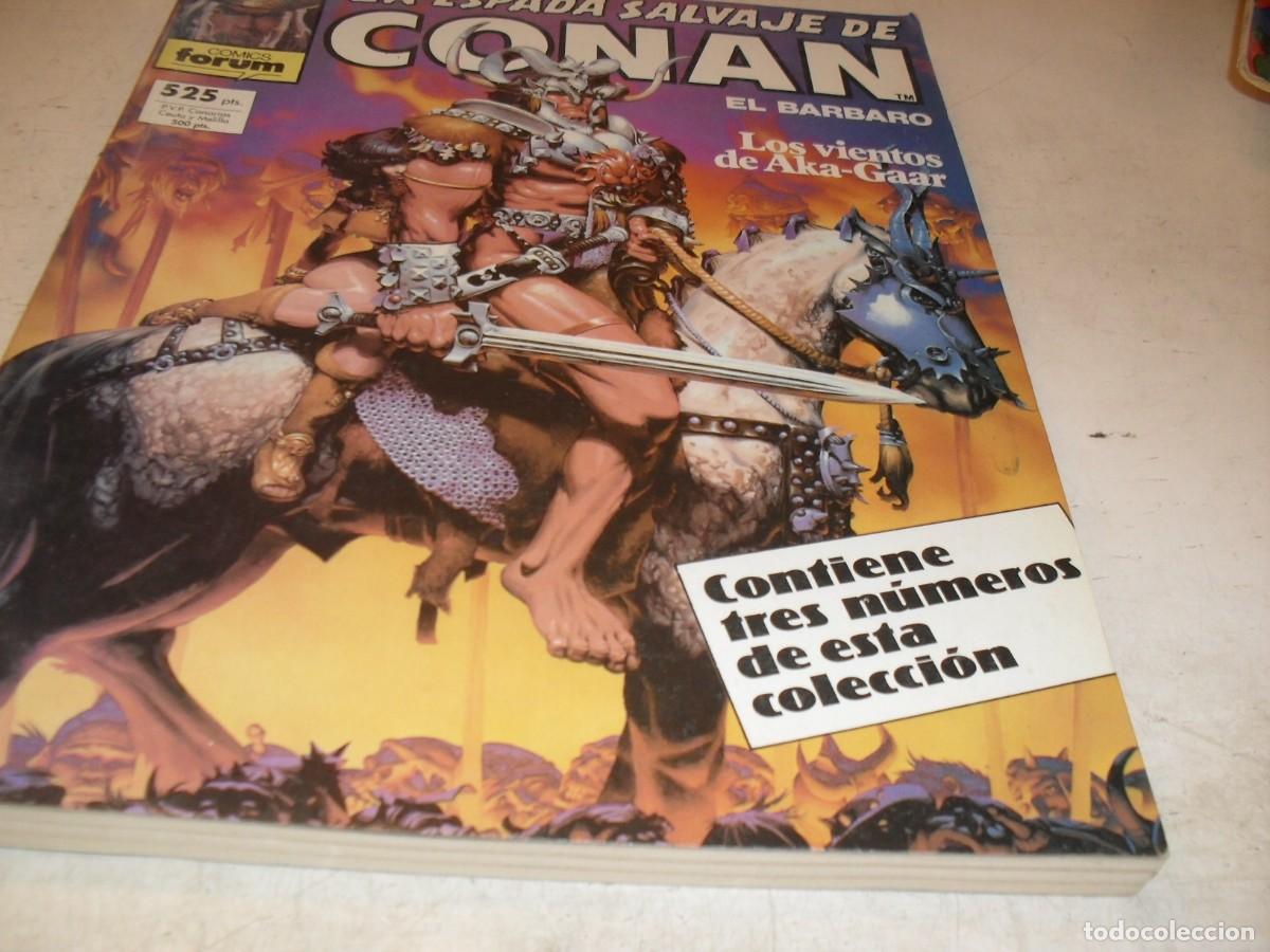 C&oacute;mics: LA ESPADA SALVAJE DE CONAN,RETAPADO,CON N&ordm; 53,54 Y 55,SIN CUBIERTAS.FORUM,1982