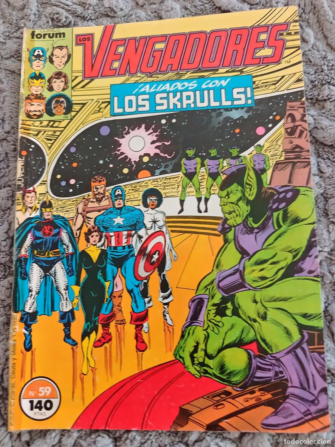 C&oacute;mics: Los Vengadores n&ordm; 59 - &iexcl;Aliados con los Skrulls! - Forum
