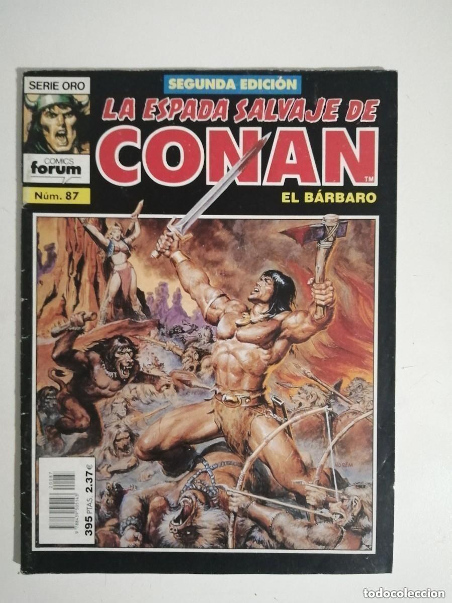 C&oacute;mics: SERIE ORO. LA ESPADA SALVAJE CONAN EL B&Aacute;RBARO NUMERO: 87 FORUM 2&ordf; ED.
