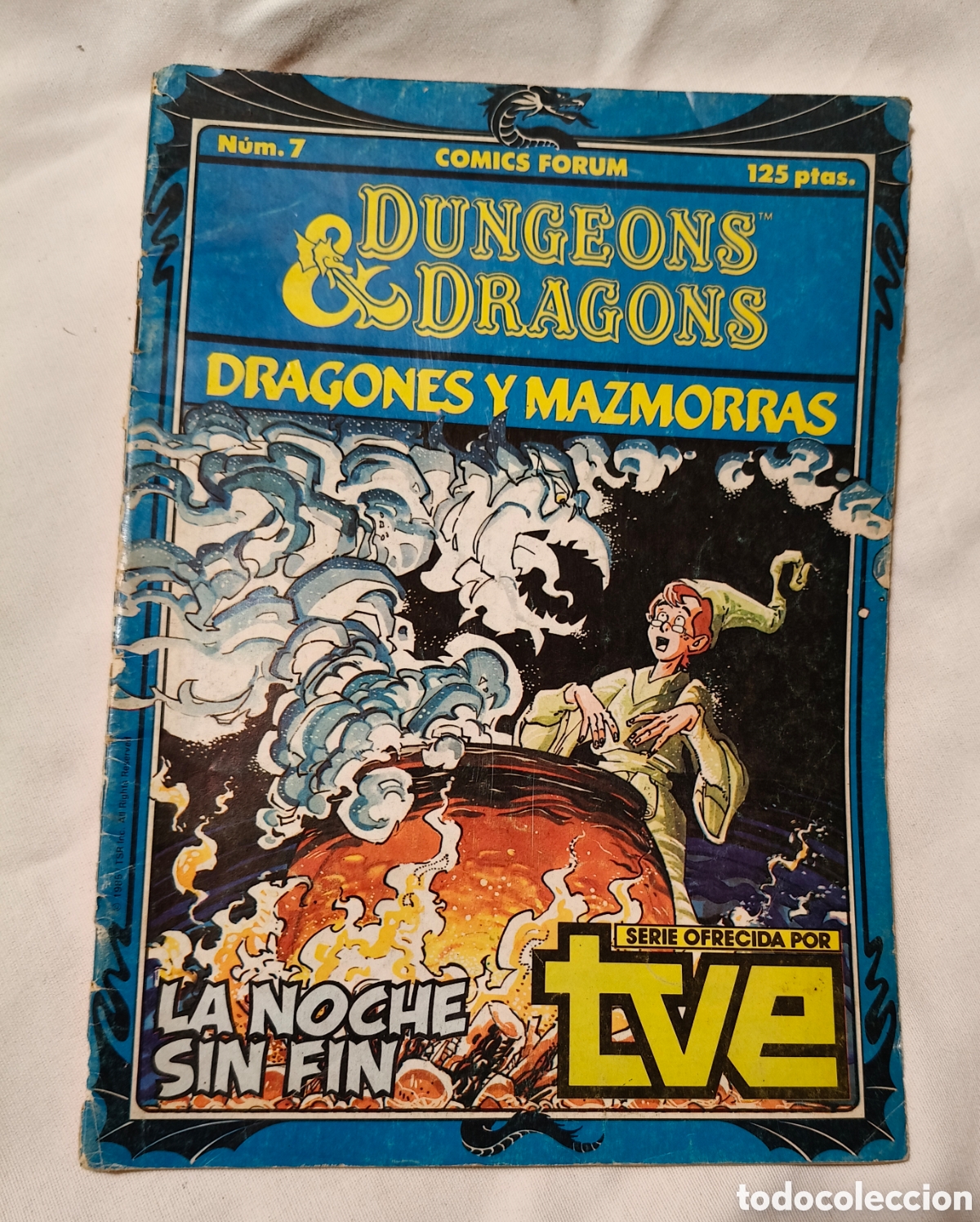 C&oacute;mics: C&oacute;mic Dragones y Mazmorras N&ordm; 7 - La Noche Sin Fin (Forum, 1985) - Serie TVE