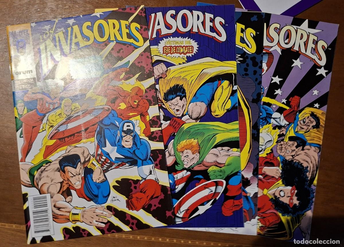 C&oacute;mics: Los Invasores - 4 ejemplares - Completa