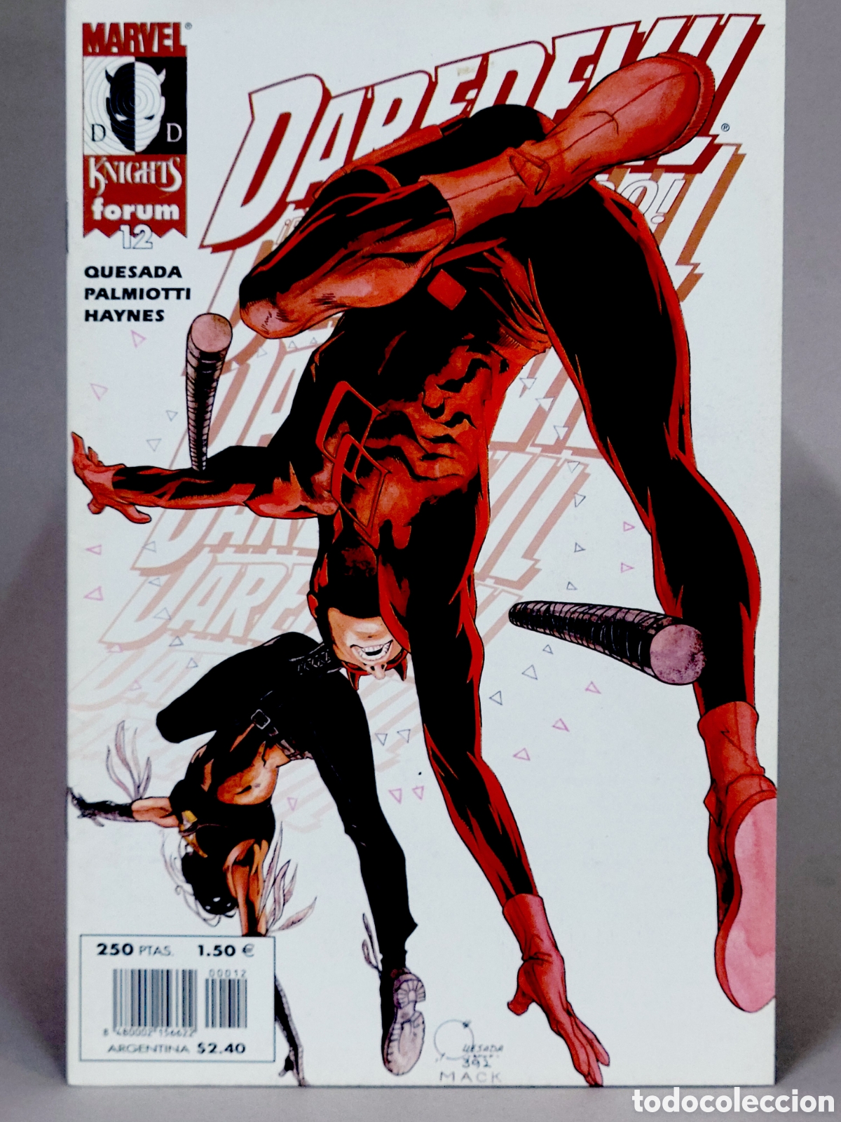 C&oacute;mics: C&Oacute;MIC MARVEL KNIGHTS DAREDEVIL 12 VOL.1 FORUM MARVEL GRAPA VOLUMEN DE KIOSCO - Foto 1