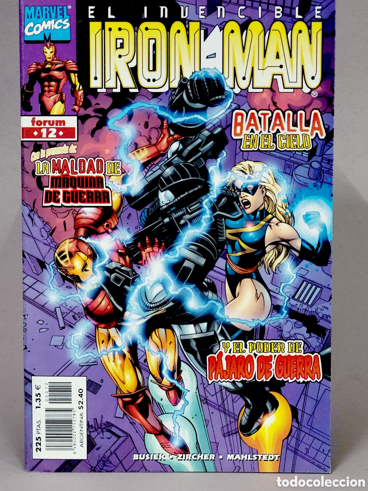 C&oacute;mics: C&Oacute;MIC EL INVENCIBLE IRON MAN 12 VOL.4 FORUM MARVEL GRAPA VOLUMEN DE KIOSCO