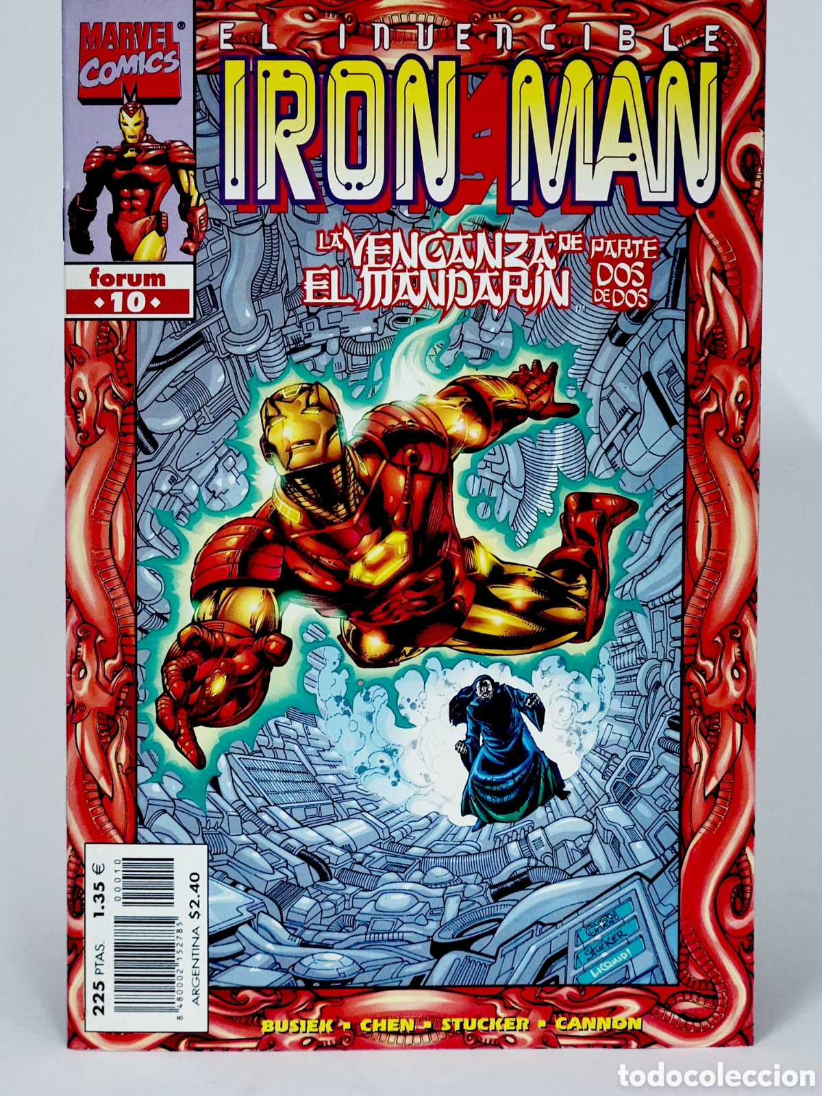 C&oacute;mics: C&Oacute;MIC EL INVENCIBLE IRON MAN 10 VOL.4 FORUM MARVEL GRAPA VOLUMEN DE KIOSCO