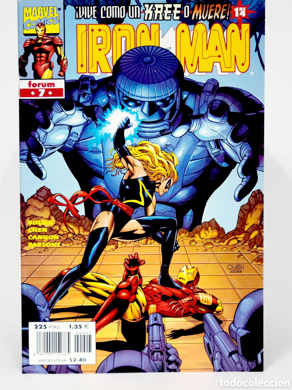 C&oacute;mics: C&Oacute;MIC EL INVENCIBLE IRON MAN 7 VOL.4 FORUM MARVEL GRAPA VOLUMEN DE KIOSCO
