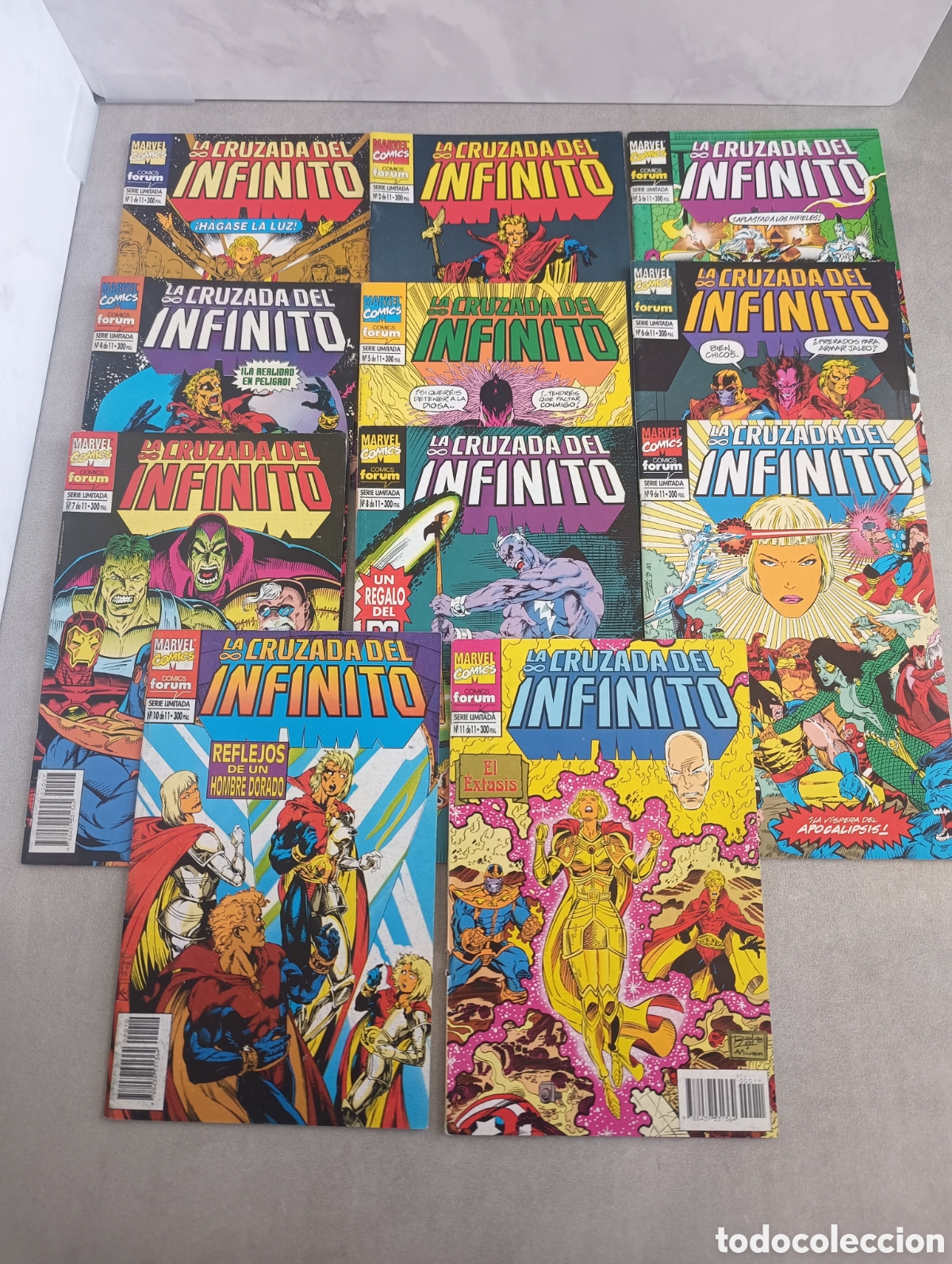 Comics: LA CRUZADA DEL INFINITO 11 N&uacute;meros. SERIE LIMITADA, COMPLETA. FORUM .