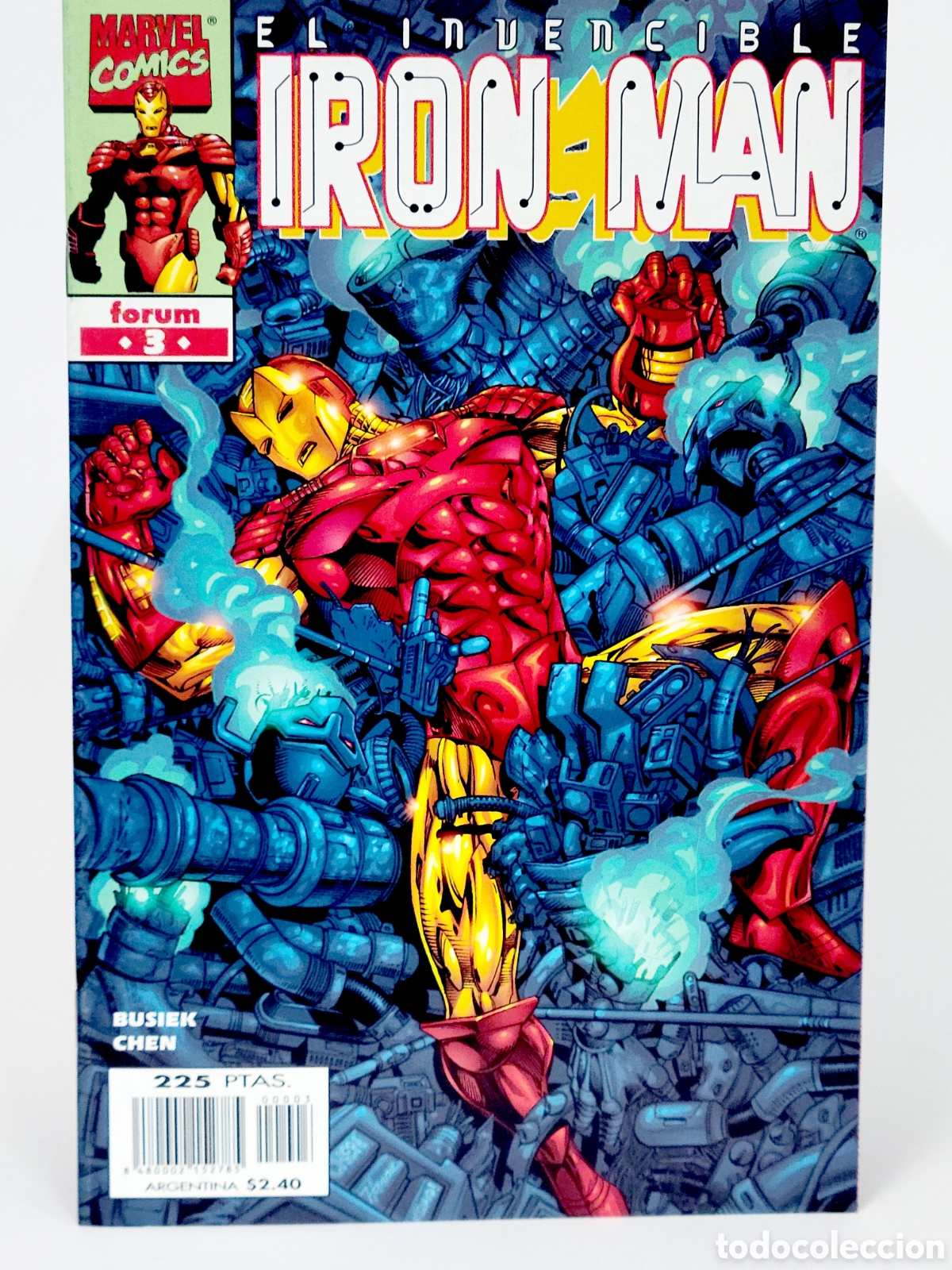 C&oacute;mics: C&Oacute;MIC EL INVENCIBLE IRON MAN 3 VOL.4 FORUM MARVEL GRAPA VOLUMEN DE KIOSCO