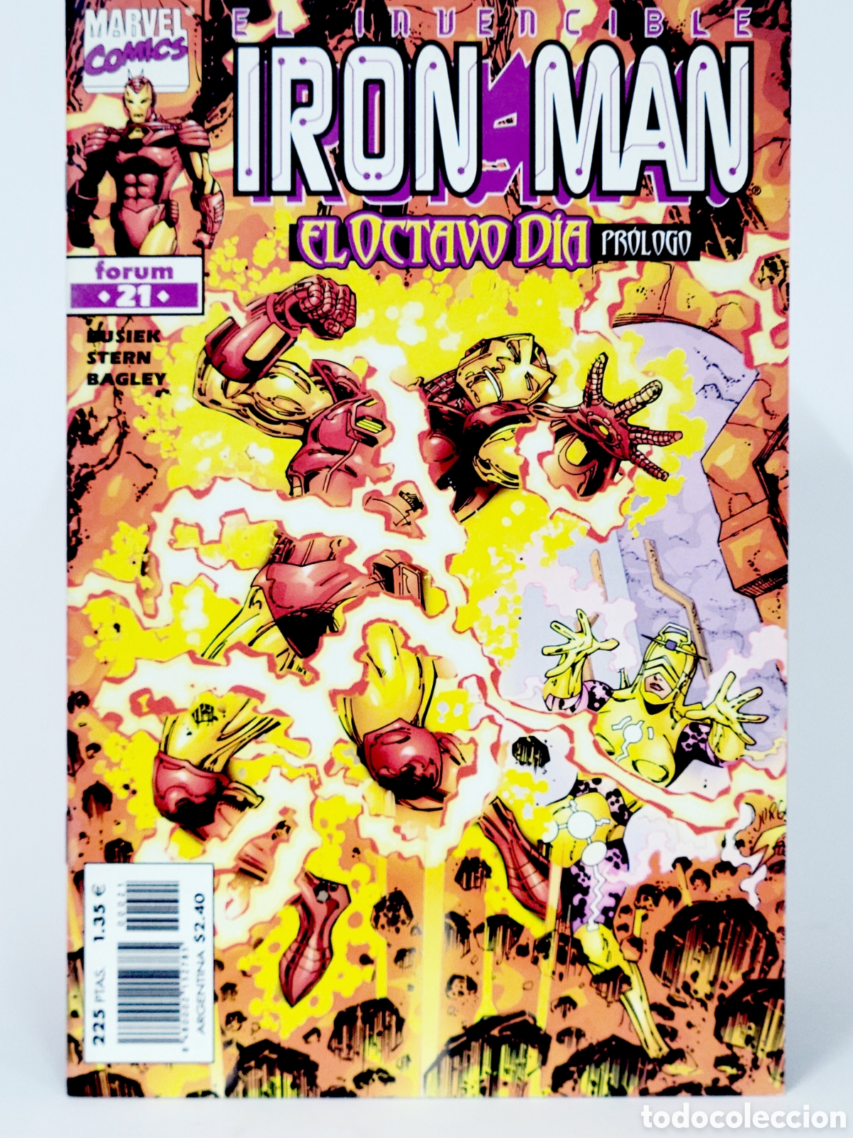 C&oacute;mics: C&Oacute;MIC EL INVENCIBLE IRON MAN 21 VOL.4 FORUM MARVEL GRAPA VOLUMEN DE KIOSCO