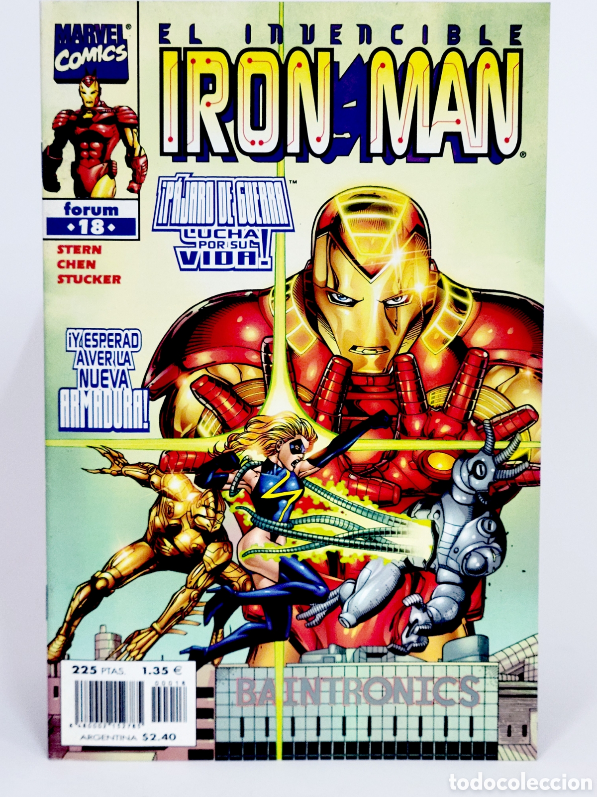 C&oacute;mics: C&Oacute;MIC EL INVENCIBLE IRON MAN 18 VOL.4 FORUM MARVEL GRAPA VOLUMEN DE KIOSCO