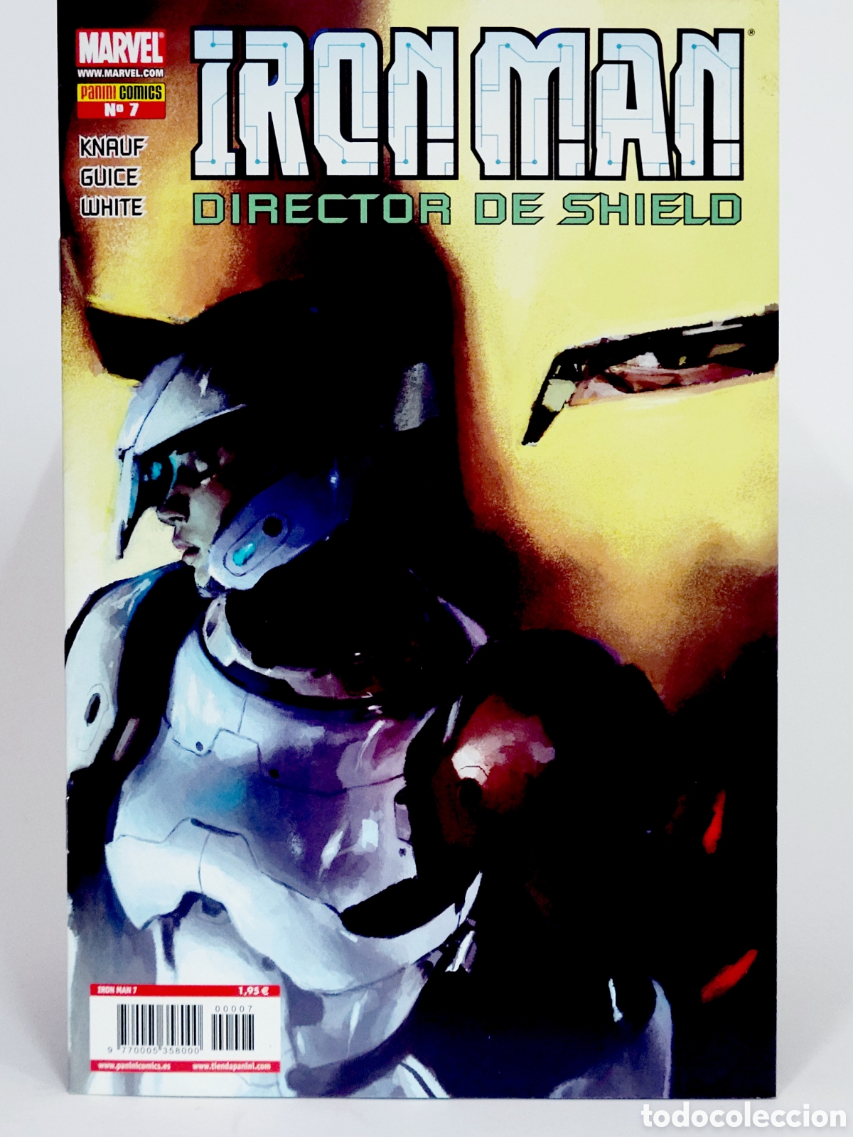 C&oacute;mics: C&Oacute;MIC EL INVENCIBLE IRON MAN 7 DIRECTOR SHIELD PANINI MARVEL GRAPA DE KIOSCO