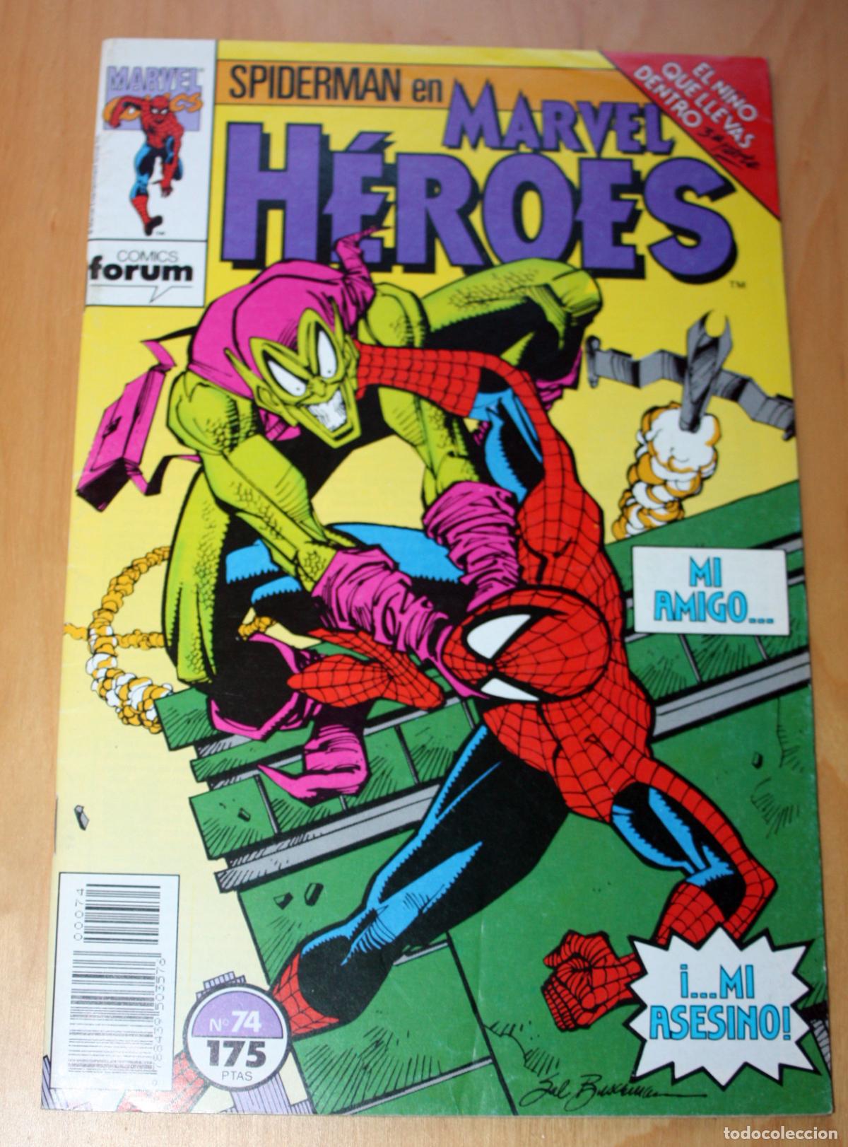 C&oacute;mics: SPIDERMAN ,MARVEL HEROES N 74 ( el ni&ntilde;o que llevas dentro 3&ordf; parte.)