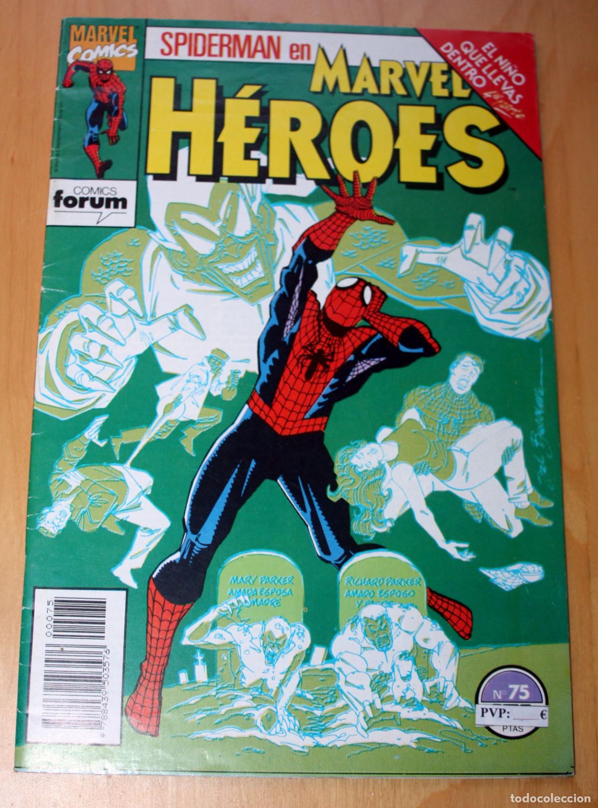 C&oacute;mics: SPIDERMAN ,MARVEL HEROES N 75 ( el ni&ntilde;o que llevas dentro 4&ordf; parte.)