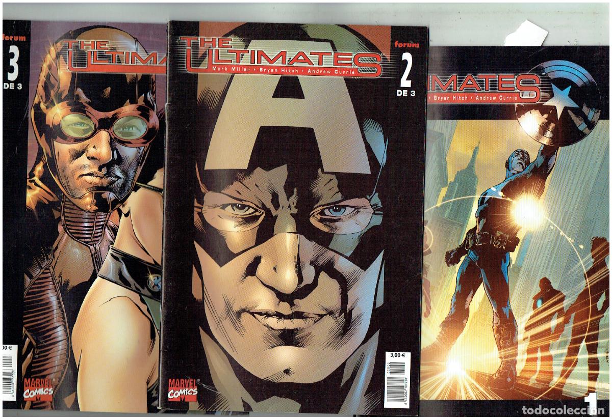 C&oacute;mics: THE ULTIMATES. &iexcl;&iexcl; 3 N&Uacute;MEROS COMPLETA!!, MARVEL COMICS. FORUM.(B/55.2 RUM)