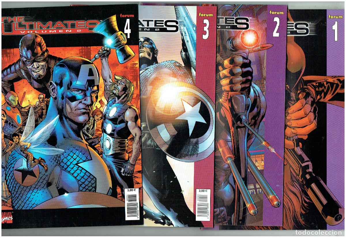 C&oacute;mics: THE ULTIMATES. VOLUMEN 2. &iexcl;&iexcl; COMPLETA, 4 NROS. !!, MARVEL COMICS. FORUM.(B/55.2 RUM)