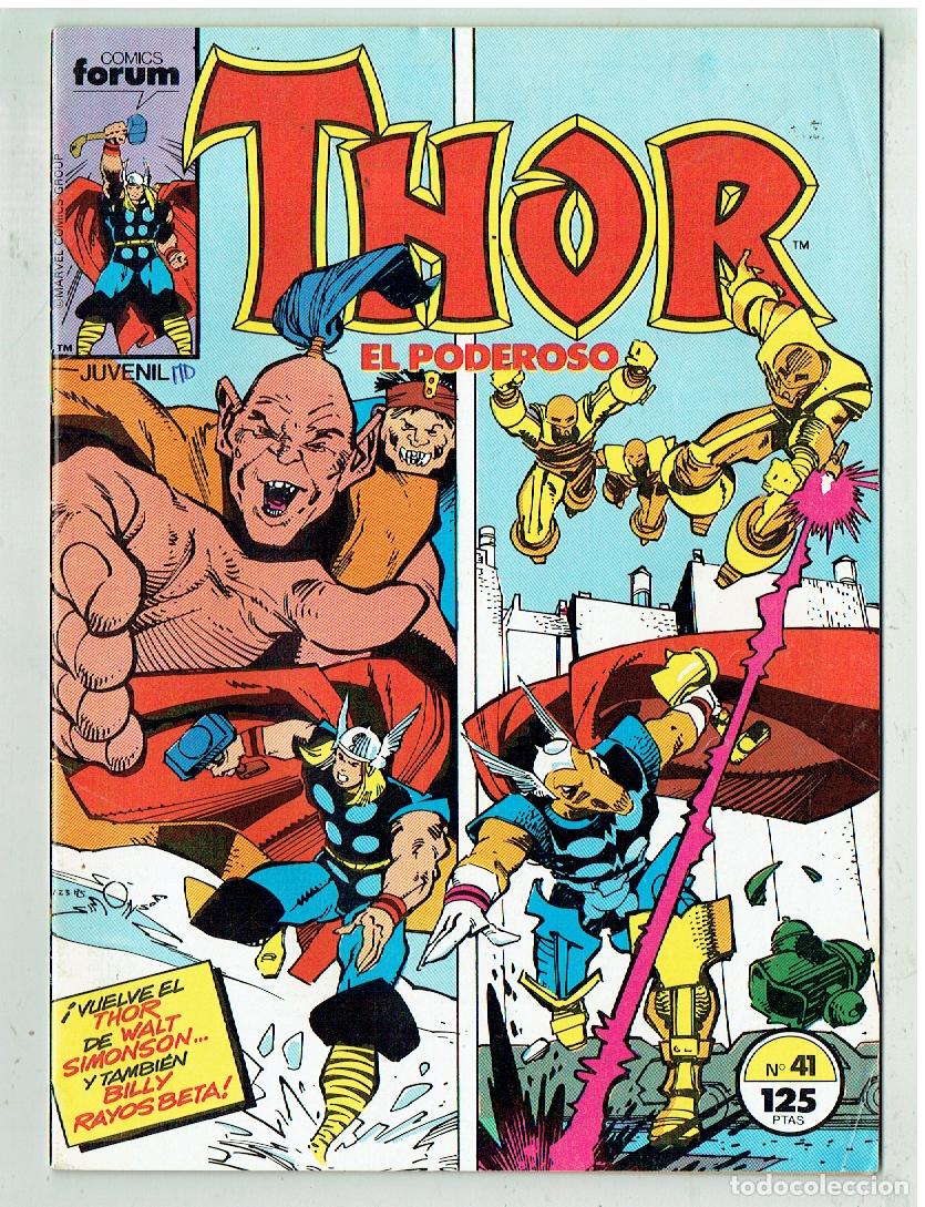 C&oacute;mics: THOR, EL PODEROSO. N&ordm; 41. FORUM.(B/55.2 RUM)