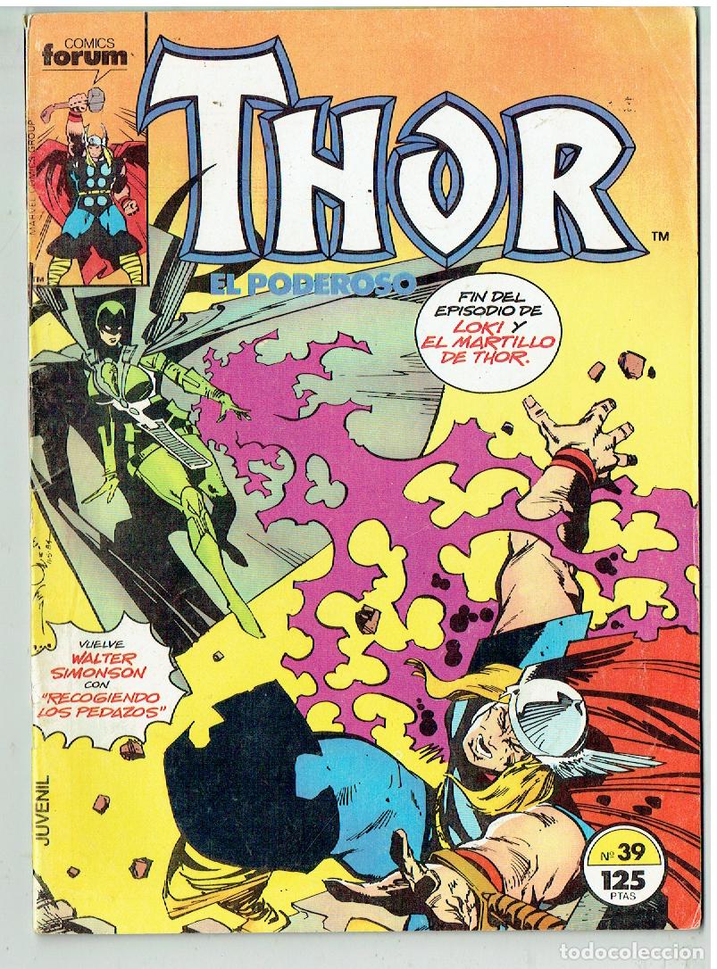 C&oacute;mics: THOR, EL PODEROSO. N&ordm; 39. FORUM.(B/55.2 RUM)