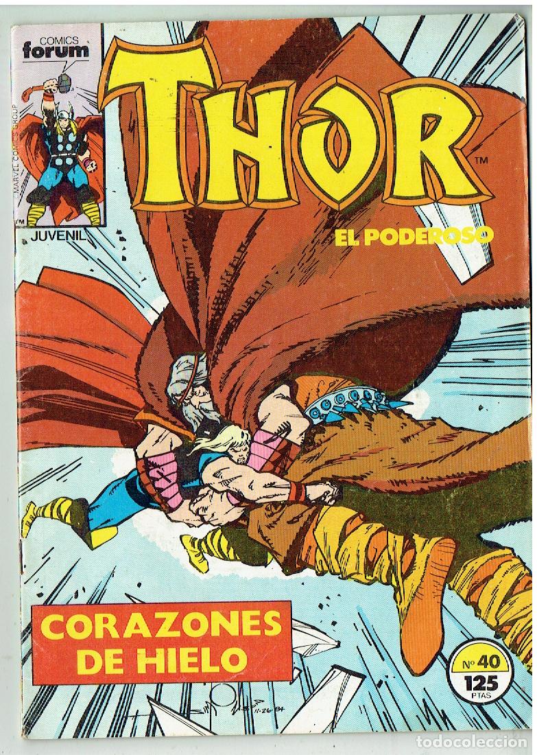 C&oacute;mics: THOR, EL PODEROSO. N&ordm; 40 FORUM.(B/55.2 RUM)