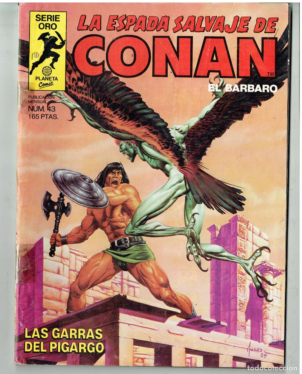 C&oacute;mics: LA ESPADA SALVAJE DE CONAN, EL BARBARO. N&ordm; 43. LAS GARRAS DEL PIGARDO. FORUM.(B/55.2 RUM)