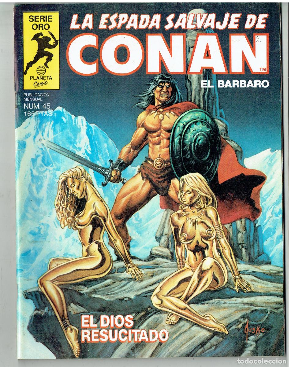 C&oacute;mics: LA ESPADA SALVAJE DE CONAN, EL BARBARO. N&ordm; 45. EL DIOS RESUCITADO. FORUM.(B/55.2 RUM)