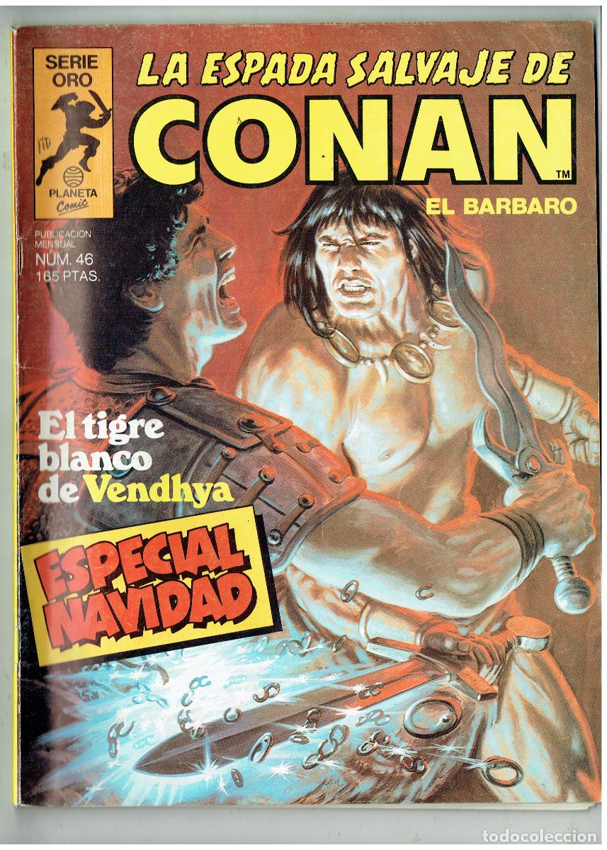 C&oacute;mics: LA ESPADA SALVAJE DE CONAN, EL BARBARO. N&ordm; 46. ESPECIAL NAVIDAD. FORUM.(B/55.2 RUM)