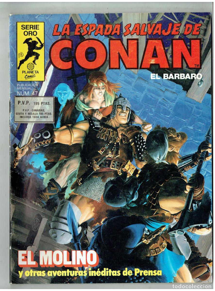 C&oacute;mics: LA ESPADA SALVAJE DE CONAN, EL BARBARO. N&ordm; 47. EL MOLINO. FORUM.(B/55.2 RUM)