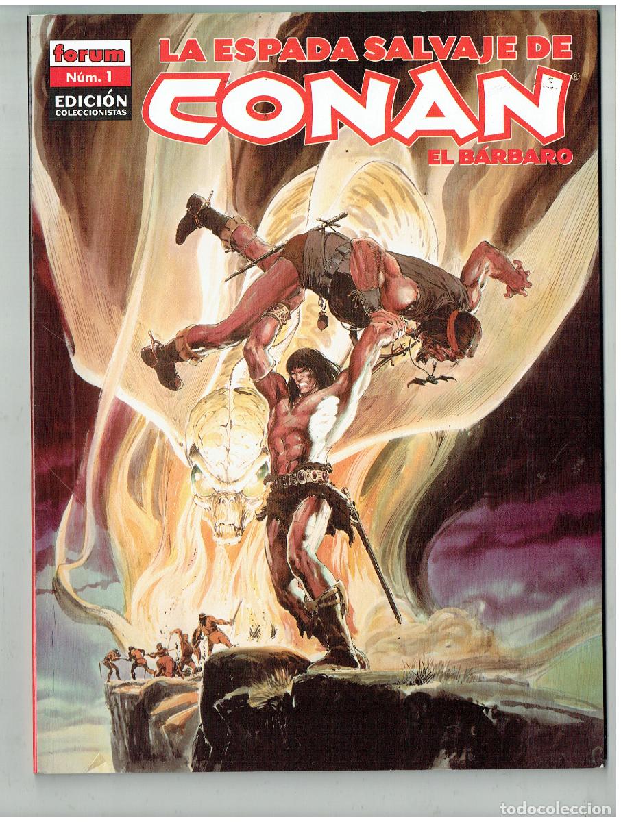 C&oacute;mics: LA ESPADA SALVAJE DE CONAN, EL BARBARO. EDC. COLECCIONISTA. N&ordm; 1. FORUM.(B/55.2 RUM)